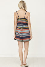 Ava-Spaghetti Strap Front Wrap Romper