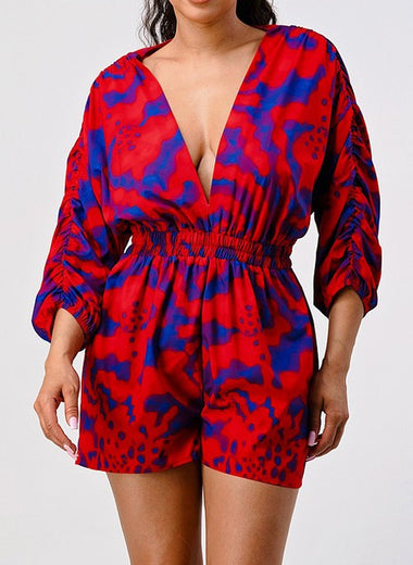 Passionate for you casual long sleeve romper