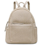 Woven Textured backpack