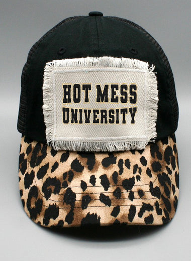 Hot Mess University Graphic Patch Hat