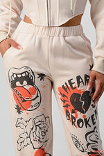 Rachel Graphic Pant Set