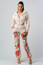 Rachel Graphic Pant Set