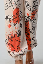 Rachel Graphic Pant Set