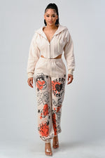 Rachel Graphic Pant Set