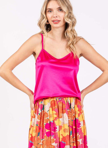 Satin Tank Top