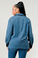 Adrienne Denim Blazer