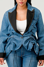 Adrienne Denim Blazer