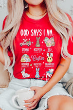 God Says Easter Graphic T Shirts