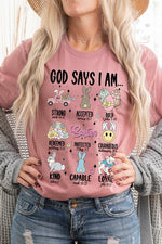 God Says Easter Graphic T Shirts