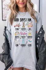 God Says Easter Graphic T Shirts