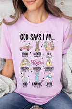 God Says Easter Graphic T Shirts