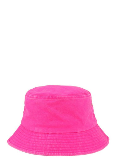 Neon Color Brushed Cotton Bucket Hat