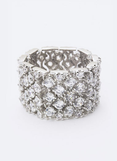 Iconic Cubic Zirconia Designed Ring