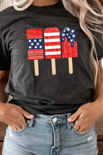 American Flag Popsicles Graphic Tee
