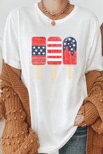 American Flag Popsicles Graphic Tee