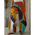 XL/12-14-Chantel High waist wide leg Pant