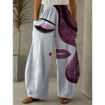 XL/12-14-Chantel High waist wide leg Pant