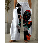 XL/12-14-Chantel High waist wide leg Pant