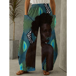 XL/12-14-Chantel High waist wide leg Pant