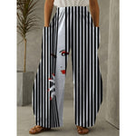 XL/12-14-Chantel High waist wide leg Pant