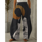 XL/12-14-Chantel High waist wide leg Pant