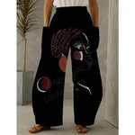 XL/12-14-Chantel High waist wide leg Pant
