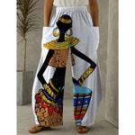 XL/12-14-Chantel High waist wide leg Pant