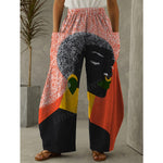 XL/12-14-Chantel High waist wide leg Pant