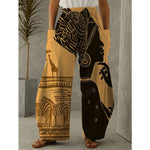 XL/12-14-Chantel High waist wide leg Pant
