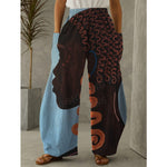 XL/12-14-Chantel High waist wide leg Pant