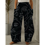 XL/12-14-Chantel High waist wide leg Pant