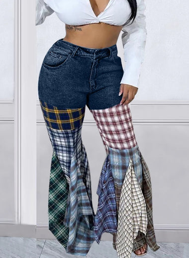 Vintage Wide Leg Fashion Jeans
