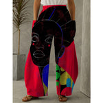 XL/12-14-Chantel High waist wide leg Pant