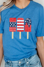 American Flag Popsicles Graphic Tee