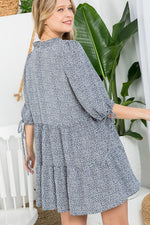 Tabitha Dot Tiered Dress