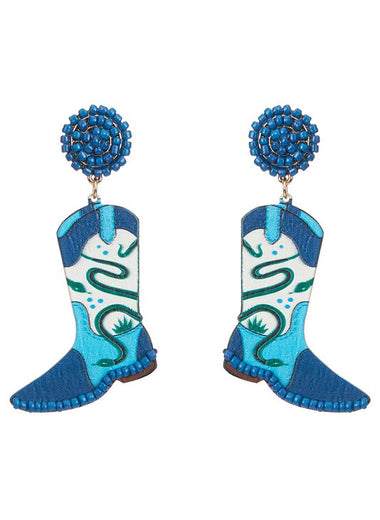 Women Boho Shoes Dangle Drop Earrings