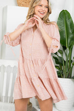 Tabitha Dot Tiered Dress