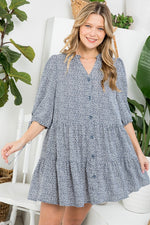 Tabitha Dot Tiered Dress
