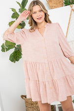 Tabitha Dot Tiered Dress