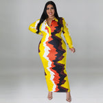 Adeline Mid Abstract Dress
