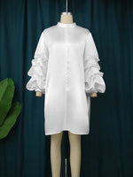 Kavia -Lavish Plus Size White O Neck