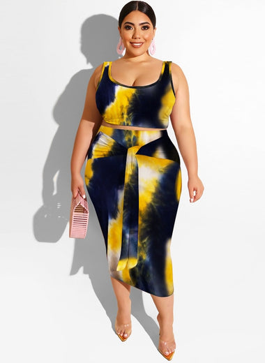 Trina Tie-dye Tank Set