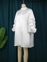Kavia -Lavish Plus Size White O Neck