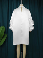 Kavia -Lavish Plus Size White O Neck