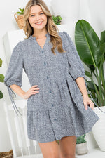 Tabitha Dot Tiered Dress