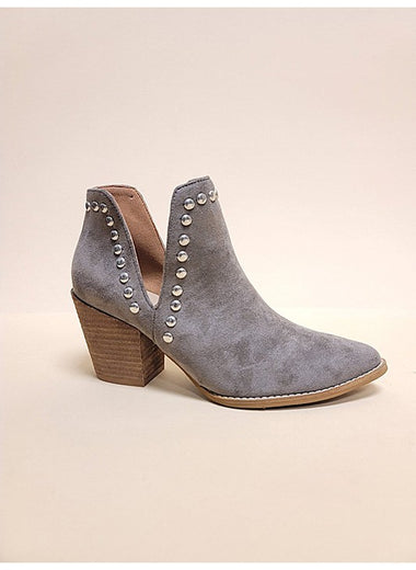 Misty Side Stud Western Booties