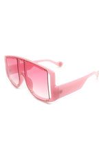 Oversize Square Fashion Shield Visor Sunglasses