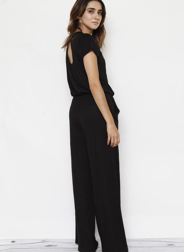 Short Sleeve Jumpsuit W/Pocket