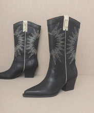 Halle - Paneled Cowboy Boots