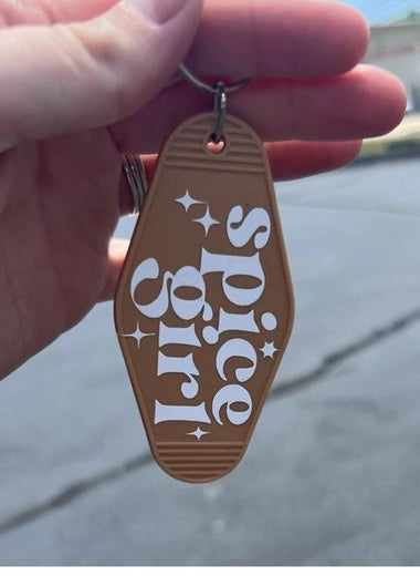 Spice Girl Motel Keychain